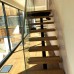 Spine Staircase with Oak Treads & Glass Balustrade — Weybridge, Surrey