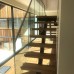 Spine Staircase with Oak Treads & Glass Balustrade — Weybridge, Surrey