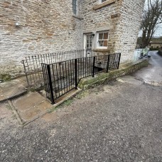 Steel Railings, Access Gate and Staircase, Barnsley Steel Railings, Access Gate and Staircase, Barnsley