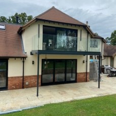 First Floor Glass Balcony- Northamptonshire First Floor Glass Balcony- Northamptonshire