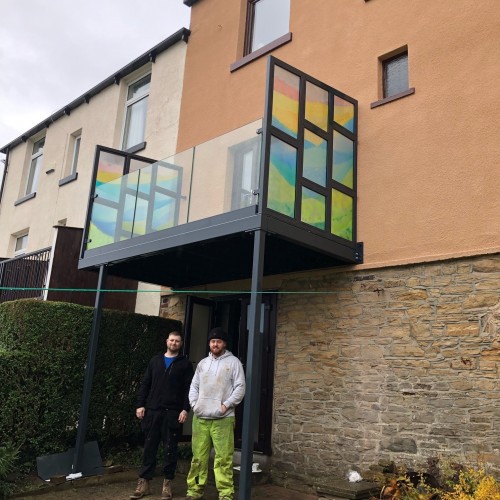 Bespoke Art-Glass Walkout Balcony (Walkley) Bespoke Art-Glass Walkout Balcony (Walkley)