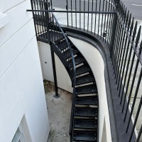 Curved Basement Access Staircase [Central London]