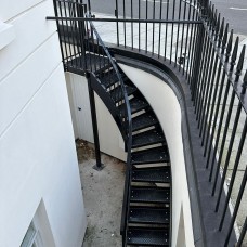 Curved Basement Access Staircase [Central London]