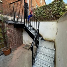 Outdoor Steel Staircase in Oxford