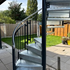 Walk-out Balcony with Spiral Staircase – Woodford Green, Chigwell