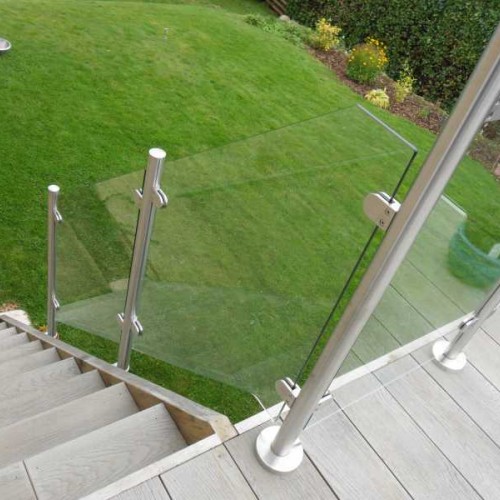 Download 48mm Stainless Steel Handrail Tube - Brushed Yellowimages Mockups