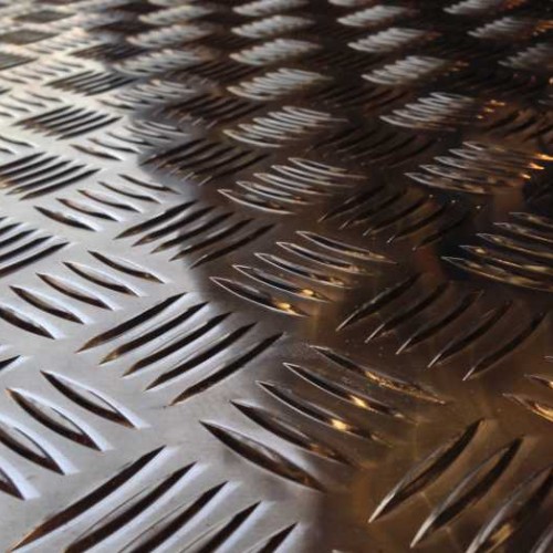 Aluminium Door Kick Plates Checkerplate