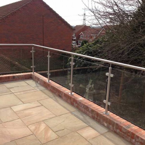 Stainless Steel Glass Balustrade System 1