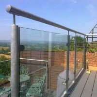 Galvanized Steel Glass Balustrade System 9