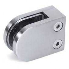 12mm Stainless Steel Brushed Glass Clamps