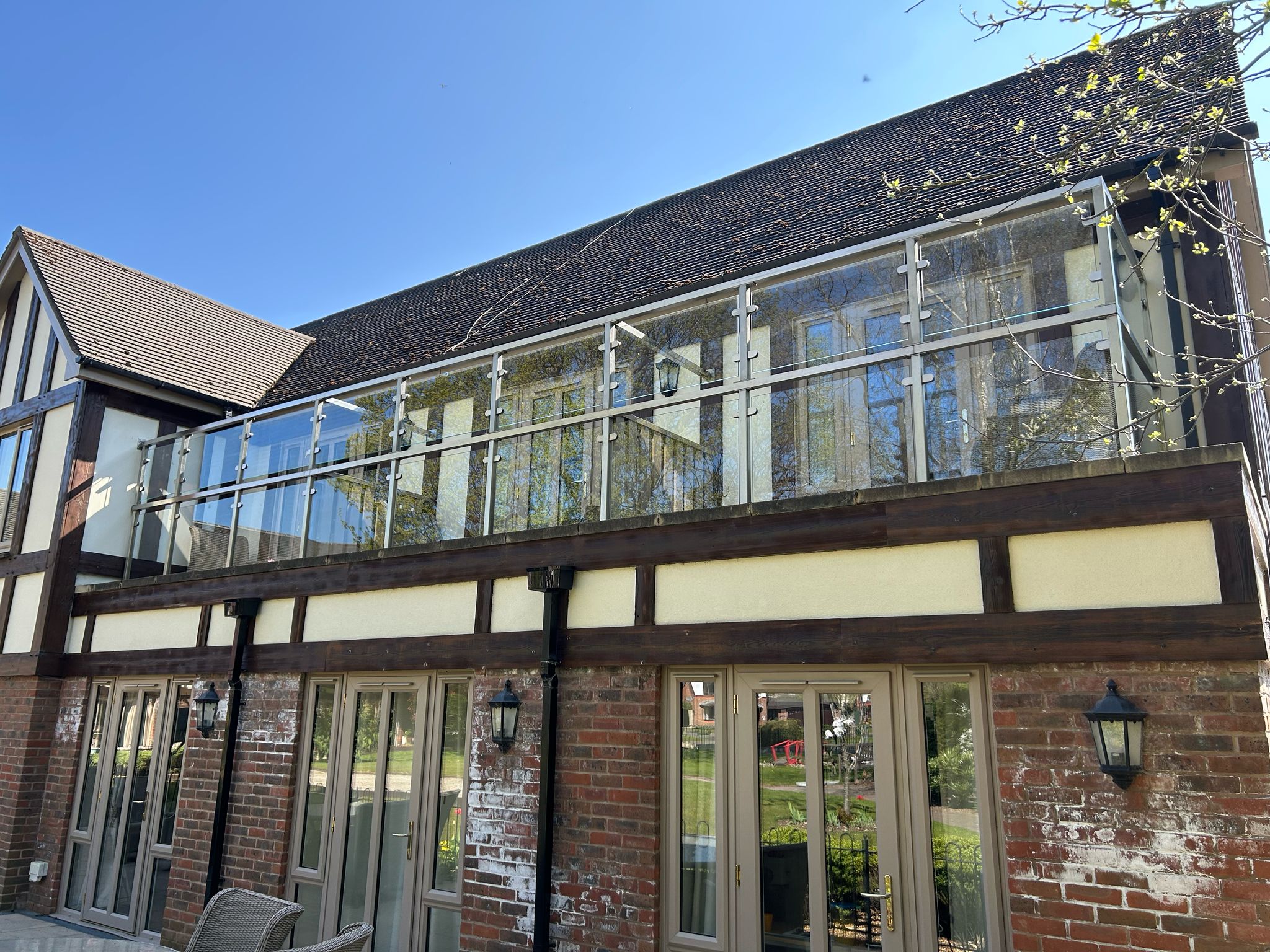 Glass Balustrade Height Extension