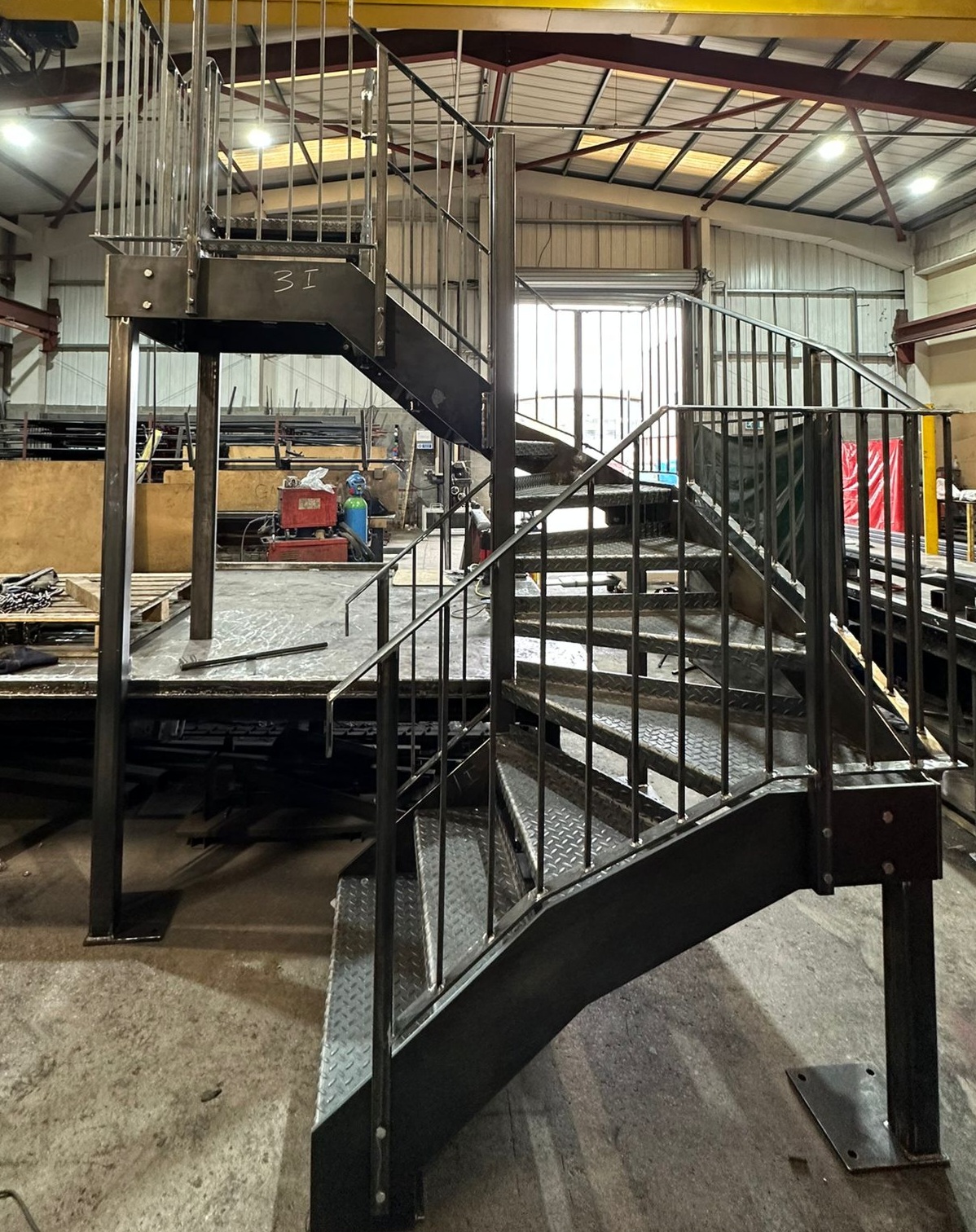 Bespoke Kitewinder Steel Staircase Guernsey